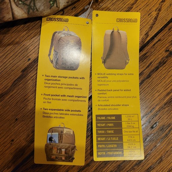 Slumberjack Crossroad 20 Realtree Edge Backpack - Picture 6 of 12